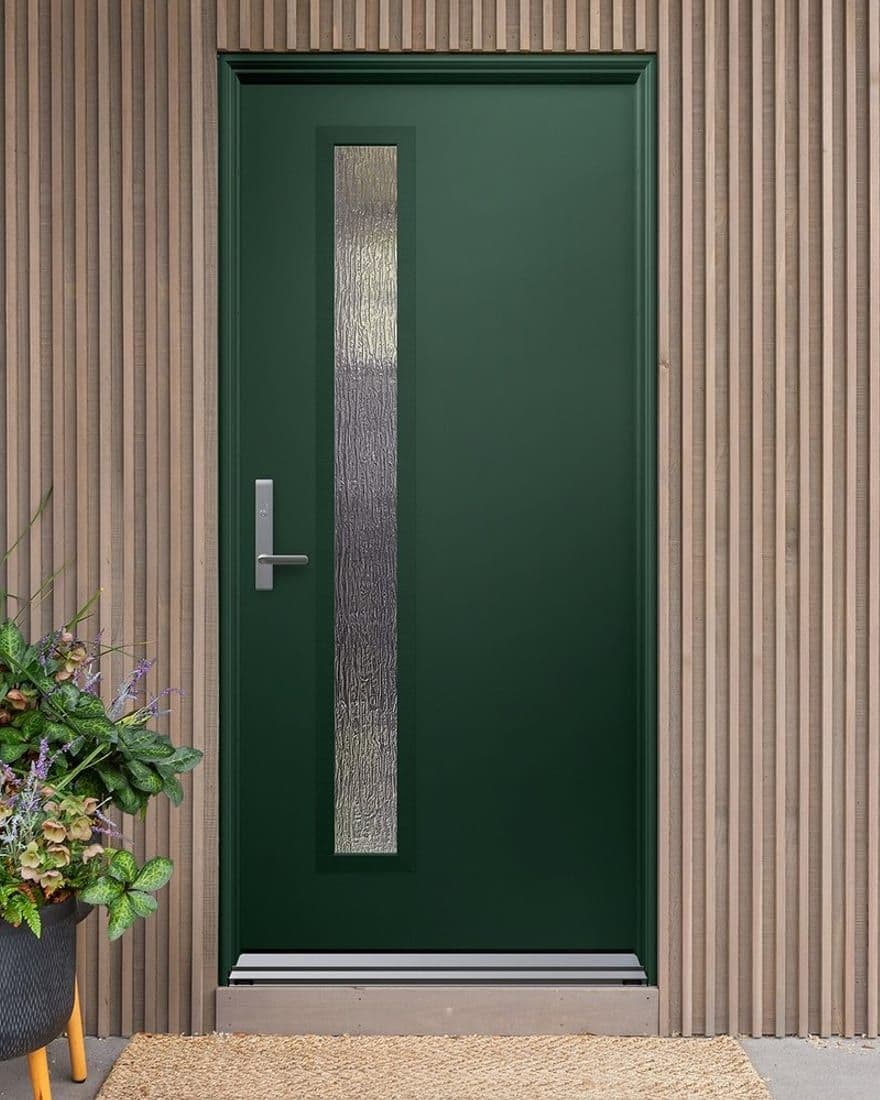 Single Entry Doors — example installation